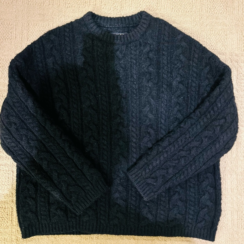 Allsaints Gable Crew Cable Knit Sweater